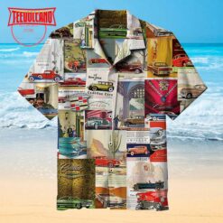 Vintage Car Ads Cadillac Hawaiian Shirt