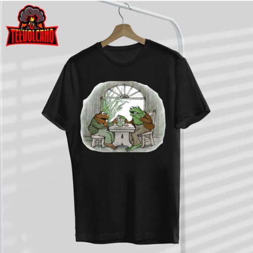 Vintage Frog Toad Friend Cottagecore Aesthetic Frog Lovers T-Shirt