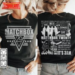 Vintage Matchbox Twenty Doodle Art Shirt