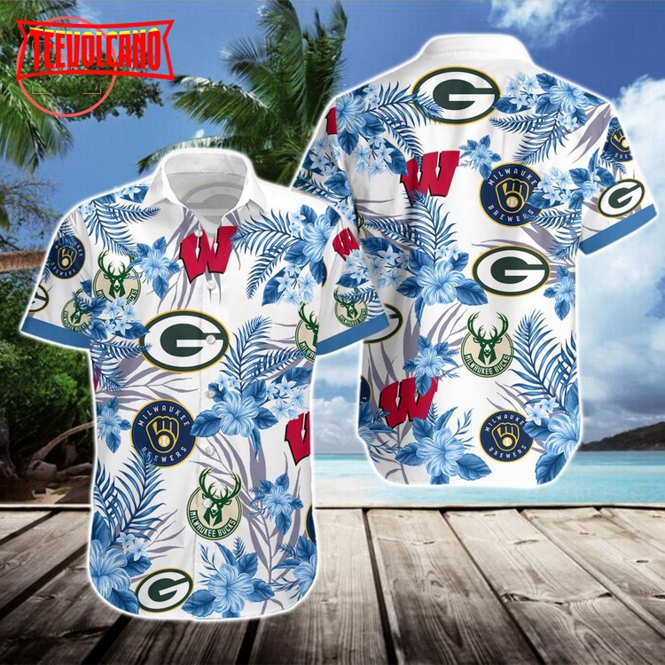Wisconsin Sports Hawaiian Shirt