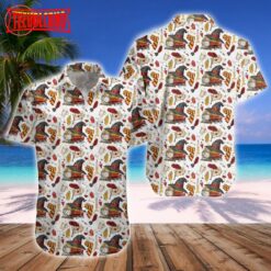 Wizard Fabric Harry Potter White Hawaiian Shirt