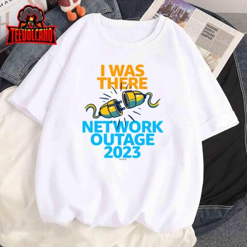 Worker Swagazon Associate I Was There Network Outage 2023 T-Shirt