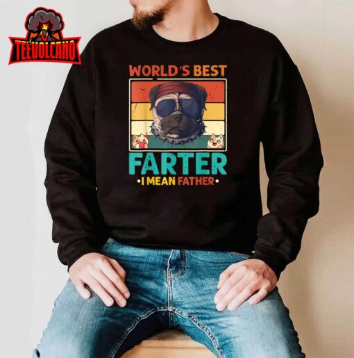 Worlds Best Farter I Mean Father Best Dad Ever Cat & Dog T-Shirt