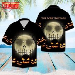 Worst Nightmare Halloween Pumpkin Moon Hawaiian Shirt