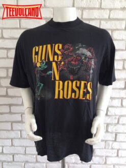 1987 vintage Guns N’ Roses tour Double Side Shirt