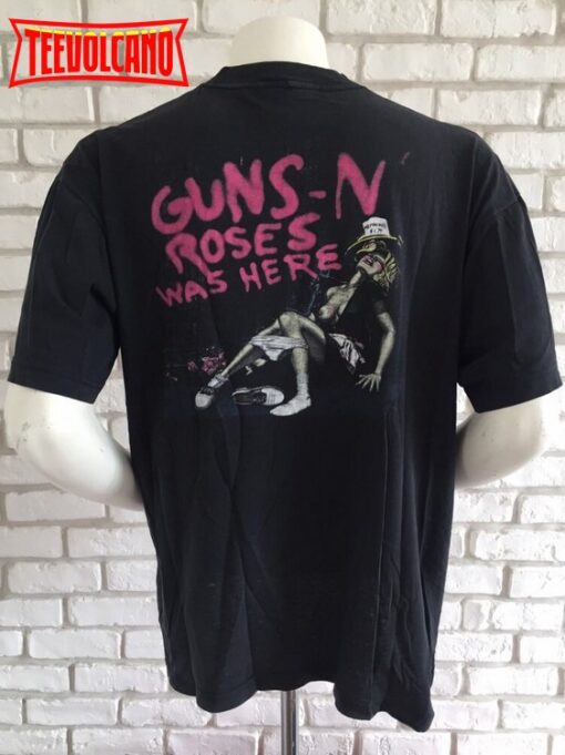 1987 vintage Guns N’ Roses tour Double Side Shirt