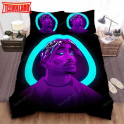 2pac Neon Bed Sheets Duvet Cover Bedding Sets