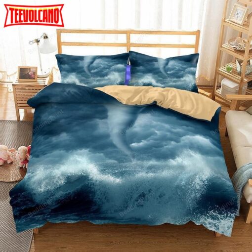 3 Piece Set Tornado Hurricane Florence Path Household Goods Bedding Sets