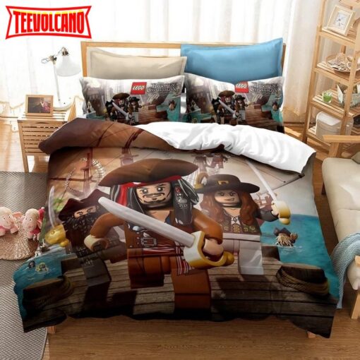 3D Lego Pirates Of The Caribbean Bedding Set