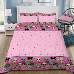 3d Lol Surprise Pink Bedding Set Duvet Cover