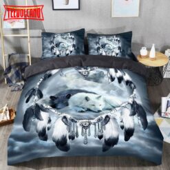 3D Native Black And White Wolf Duvet Cover Bedding Sets