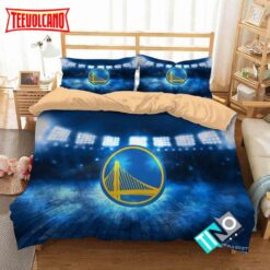 3d Nba Golden State Warriors Logo Duvet Cover Bedding Sets