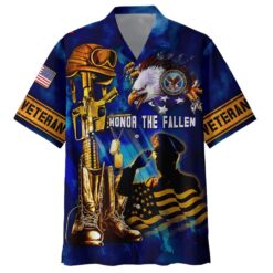 3D US Veteran Hawaiian Shirt – Honor The Fallen Hawaii Shirt