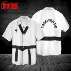4th Of July Independence Day Taekwondo Black Belt Hawaiian Shirt