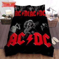 AcDc Rock On Bed Sheet Spread Duvet Cover Bedding Sets