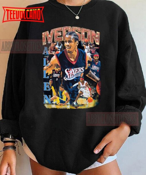 Allen Iverson Classic Retro Shirt – Allen Iverson 90s Vintage T-Shirt