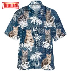 American Shorthair Summer Tropical Hawaiian Shirt