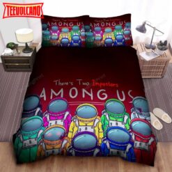 Among Us Astronaut Bed Sheets Duvet Cover Bedding Sets