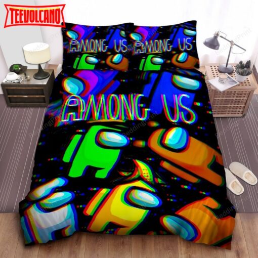 Among Us Bed Sheets Duvet Cover Bedding Sets