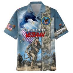 Army Memorial Day Gift Hawaiian Shirt, Veteran Hawaiian Shirt