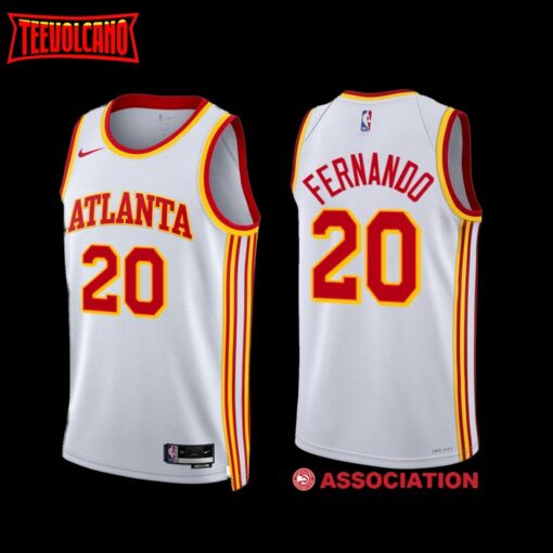 Atlanta Hawks Bruno Fernando 2022-23 Association Edition Jersey White