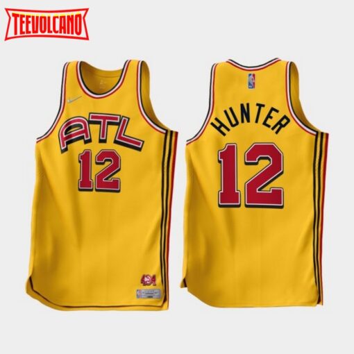 Atlanta Hawks De’Andre Hunter 2022-23 Gold Earned Edition Jersey