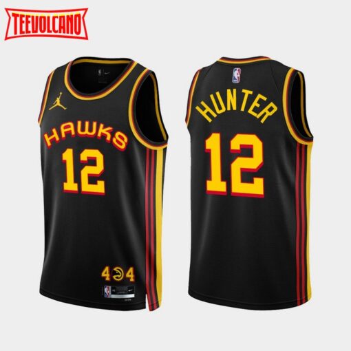 Atlanta Hawks De’Andre Hunter 2022-23 Statement Edition Jersey Black