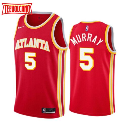 Atlanta Hawks Dejounte Murray Red Icon Edition Jersey