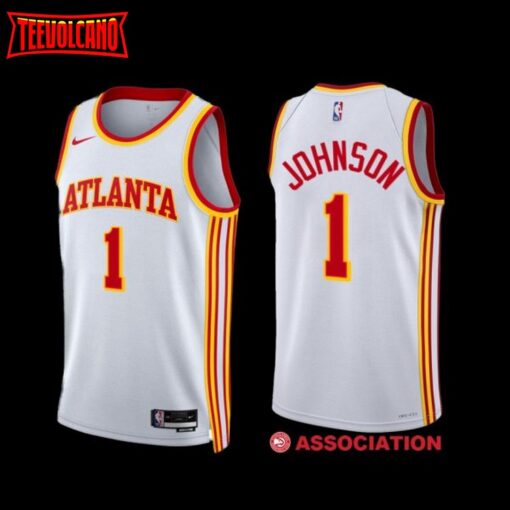 Atlanta Hawks Jalen Johnson 2022-23 Association Edition Jersey White