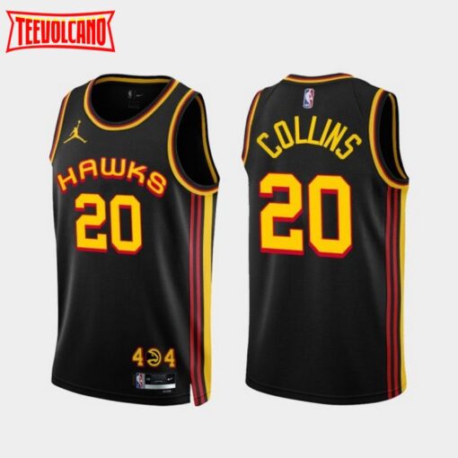 Atlanta Hawks John Collins 2022-23 Statement Edition Jersey Black