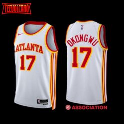 Atlanta Hawks Onyeka Okongwu 2022-23 Association Edition Jersey White