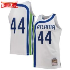 Atlanta Hawks Pistol Pete Maravich White 1970-71 Throwback Jersey