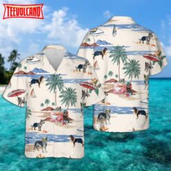 Australian Cattle Dog Summer Beach Aloha Hawaiian Shirt