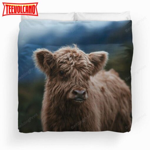 Baby Highland Cow Duvet Cover Bedding Sets