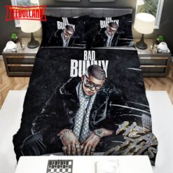 Bad Bunny Hear This Music Bed Sheets Duvet Cover Bedding Sets