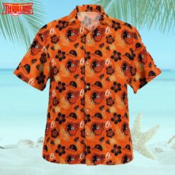 Baltimore Orioles Birdland And Flower 2023 Hawaiian Shirt