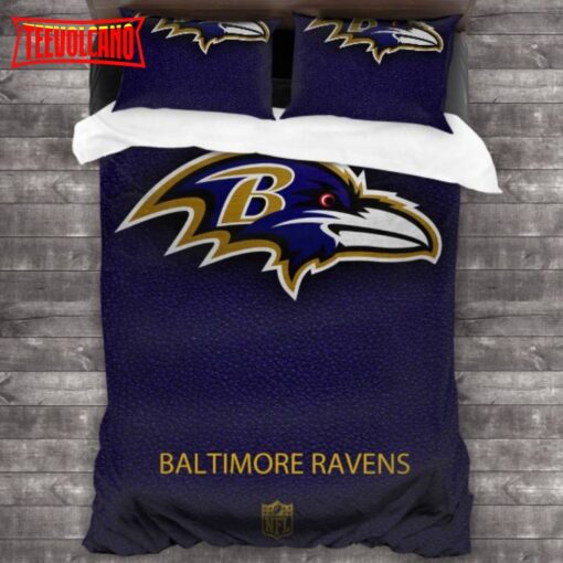 Baltimore Ravens Logo Bedding Sets