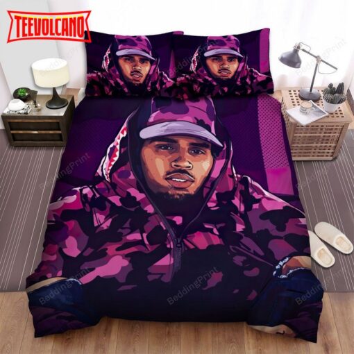 Bape Coat Chris Brown Fanart Duvet Cover Bedding Sets