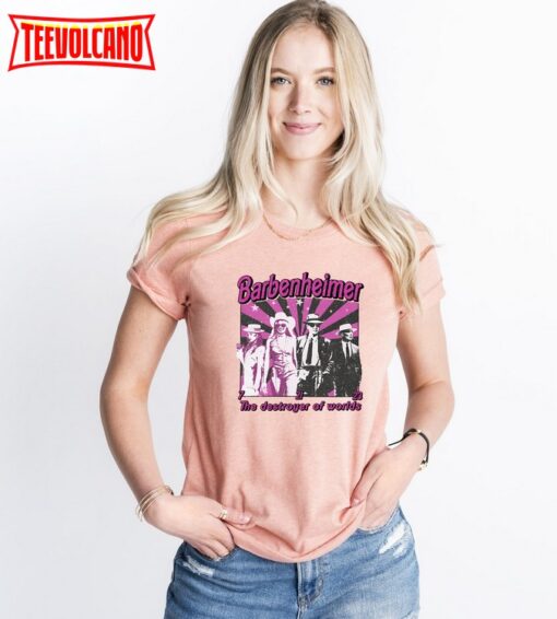 Barbenheimer Oppenheimer Barbie Lovers Shirt – The destroyer of worlds tshirt