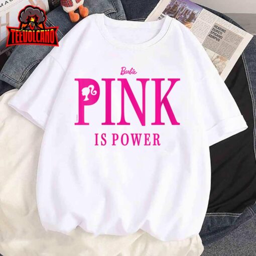 Barbie – Pink Is Power V-Neck T-Shirt