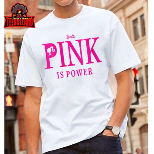 Barbie – Pink Is Power V-Neck T-Shirt