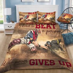 Baseball Its Hard To Beat A Person Bed Sheets Duvet Cover