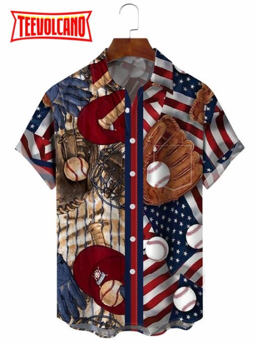 Baseball Men Hawaiian Shirt, Baseball Lovers Hawaiian Shirt