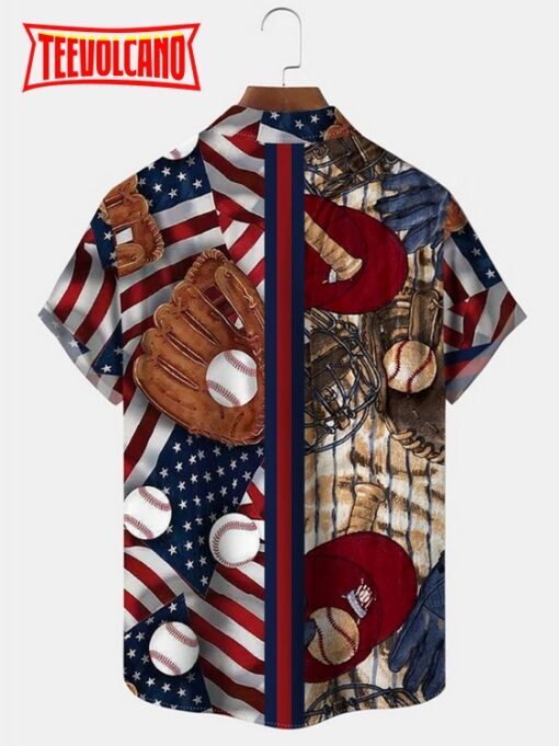 Baseball Men Hawaiian Shirt, Baseball Lovers Hawaiian Shirt