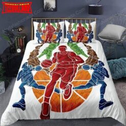 Basketball Colorful Players Sport 16 Bedding Set