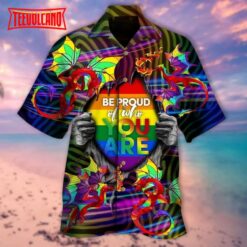 Beach Shirt Amazing Rainbow Dragon Lgbt Aloha Hawaiian Shirt