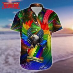 Beach Shirt Hawaii Shirt Lgbt American Pride Aloha Hawaii Shirt