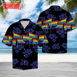 Beach Shirt Lgbt Pride Flag Aloha Hawaiian Shirt