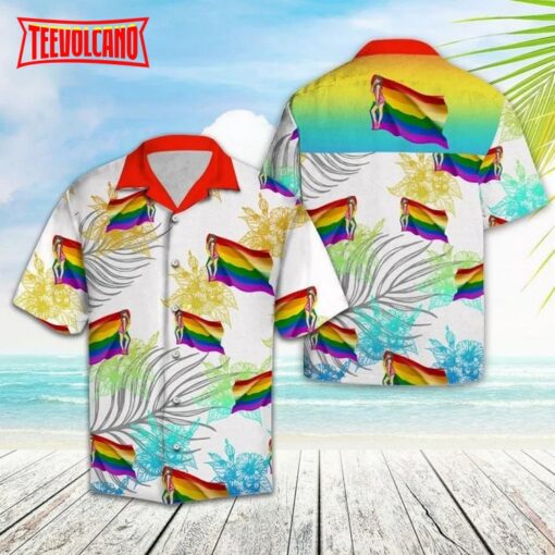 Beach Shirt Lgbt Pride Love Is Love Summer Vacation Hawaiian Shirt