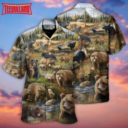 Bear Be Brave Little Bear Hawaiian Shirt